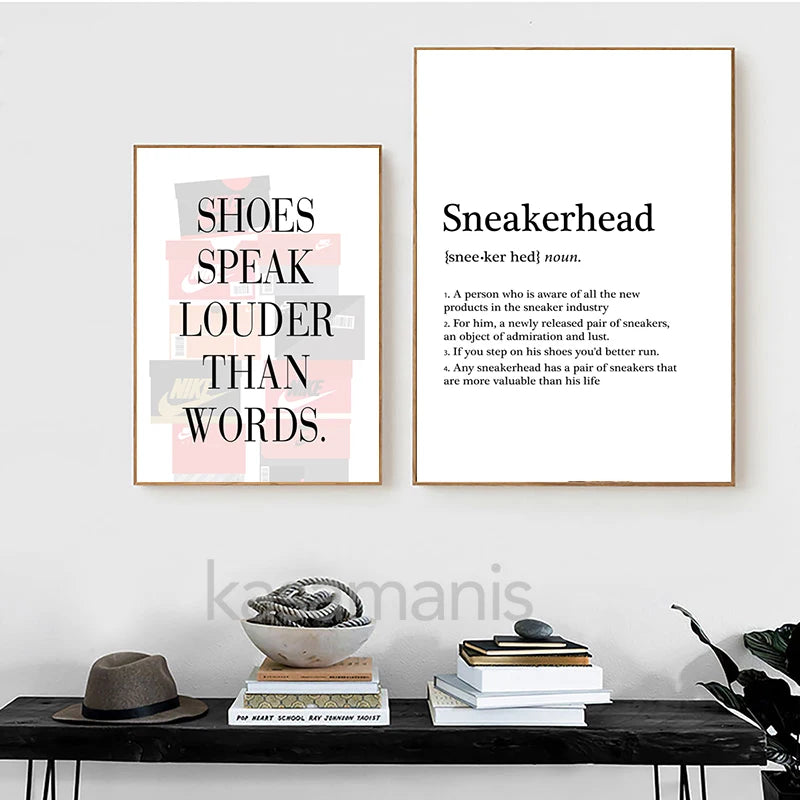Sneaker Box Wall Art Poster
