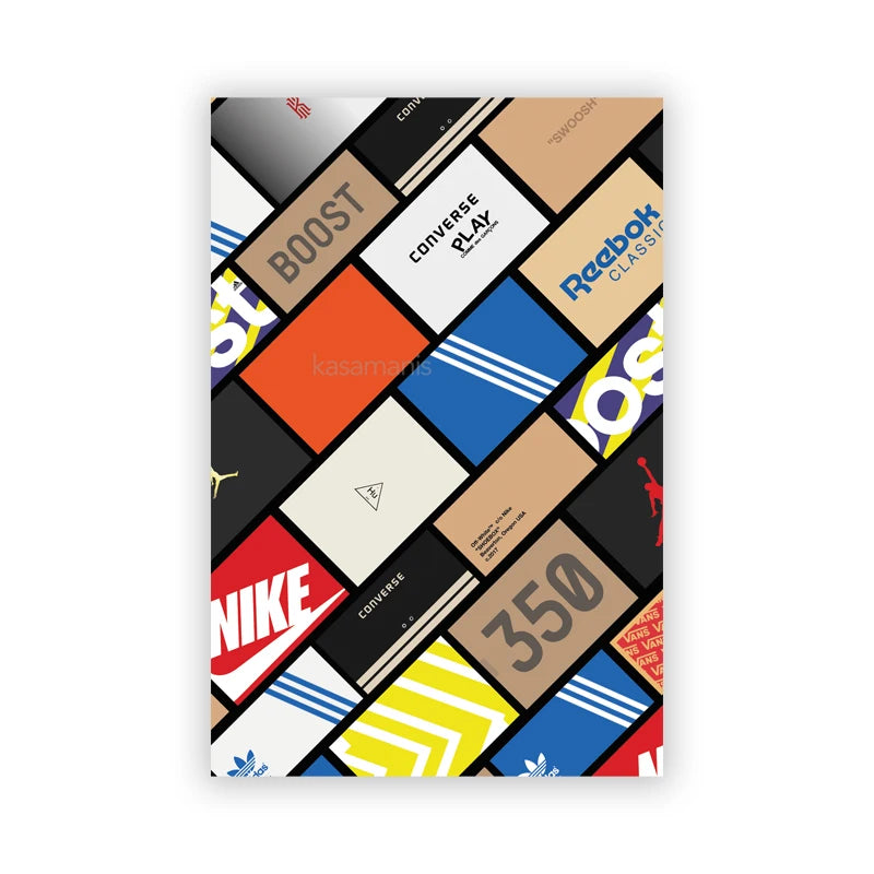 Sneaker Box Wall Art Poster