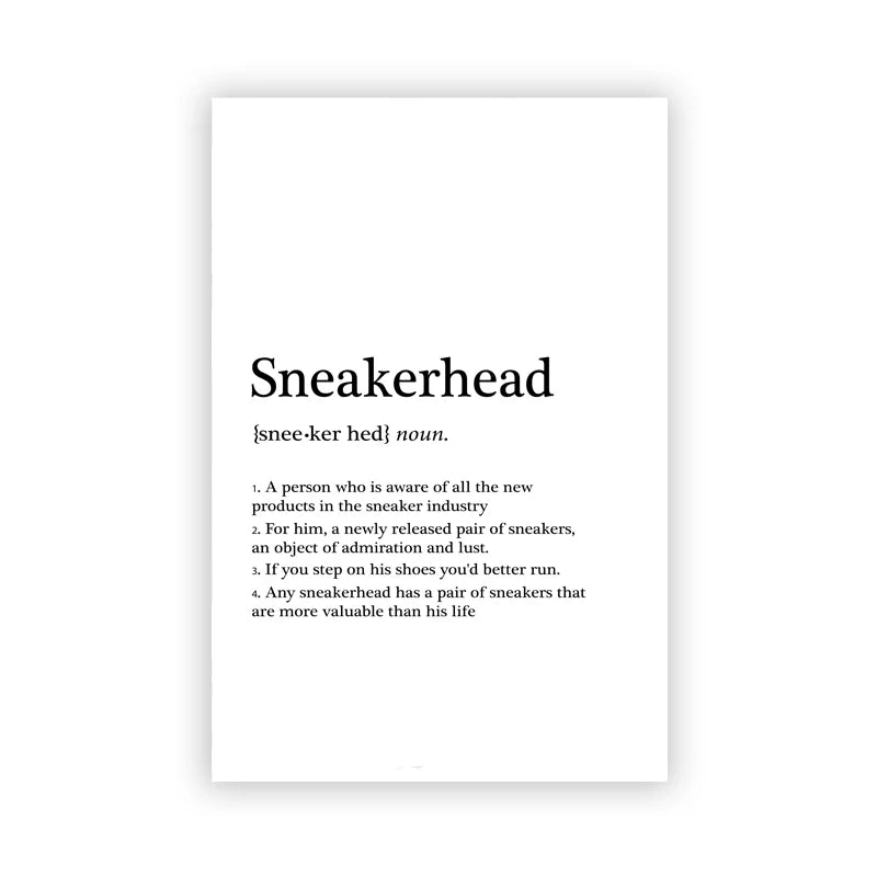 Sneaker Box Wall Art Poster