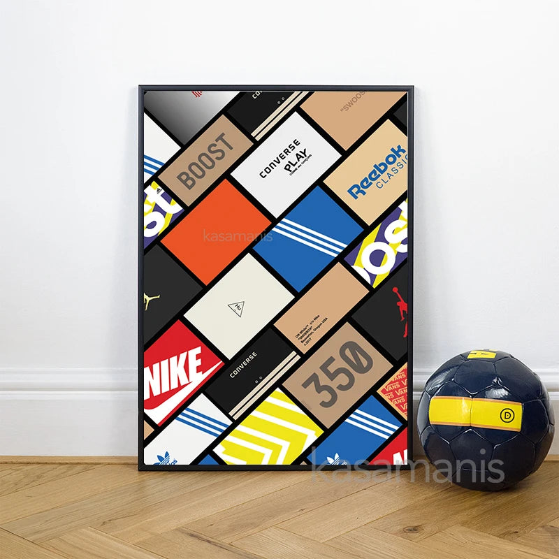 Sneaker Box Wall Art Poster
