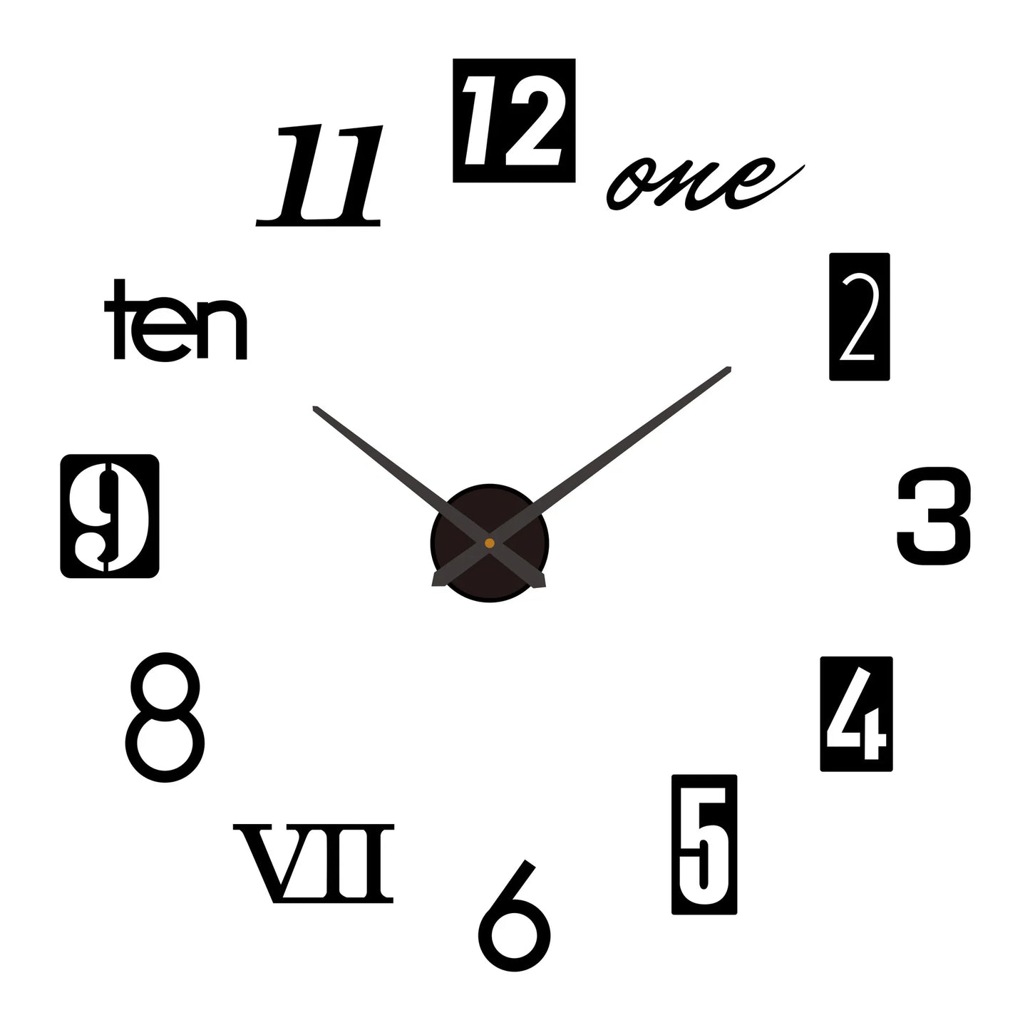 Modern Design Large Wall Clock