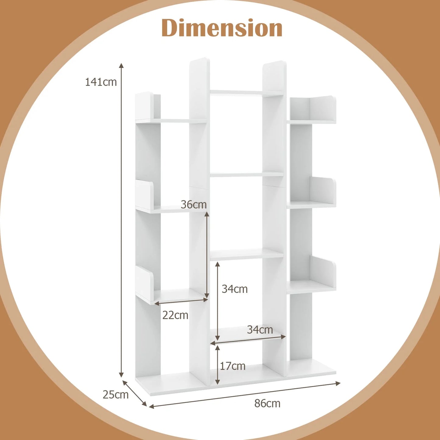 Bookshelf Display Cube