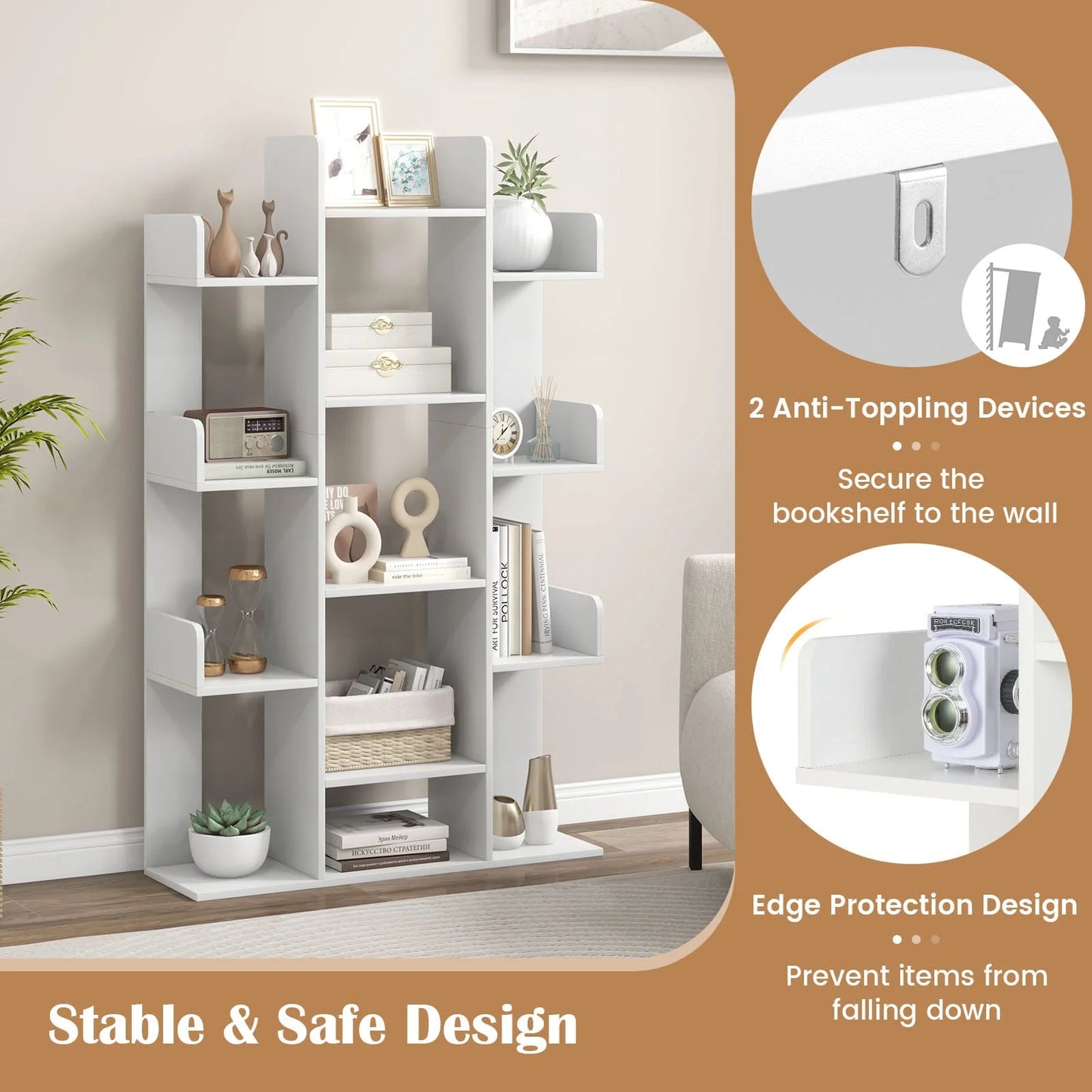 Bookshelf Display Cube