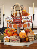 Autumn Wooden Centerpiece