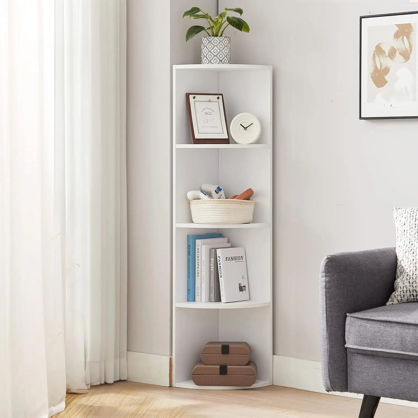 4 Tier Corner Shelf