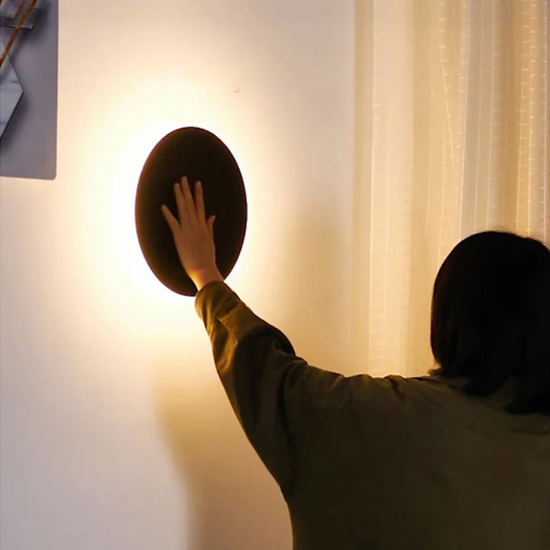Round Sensor Wall Light