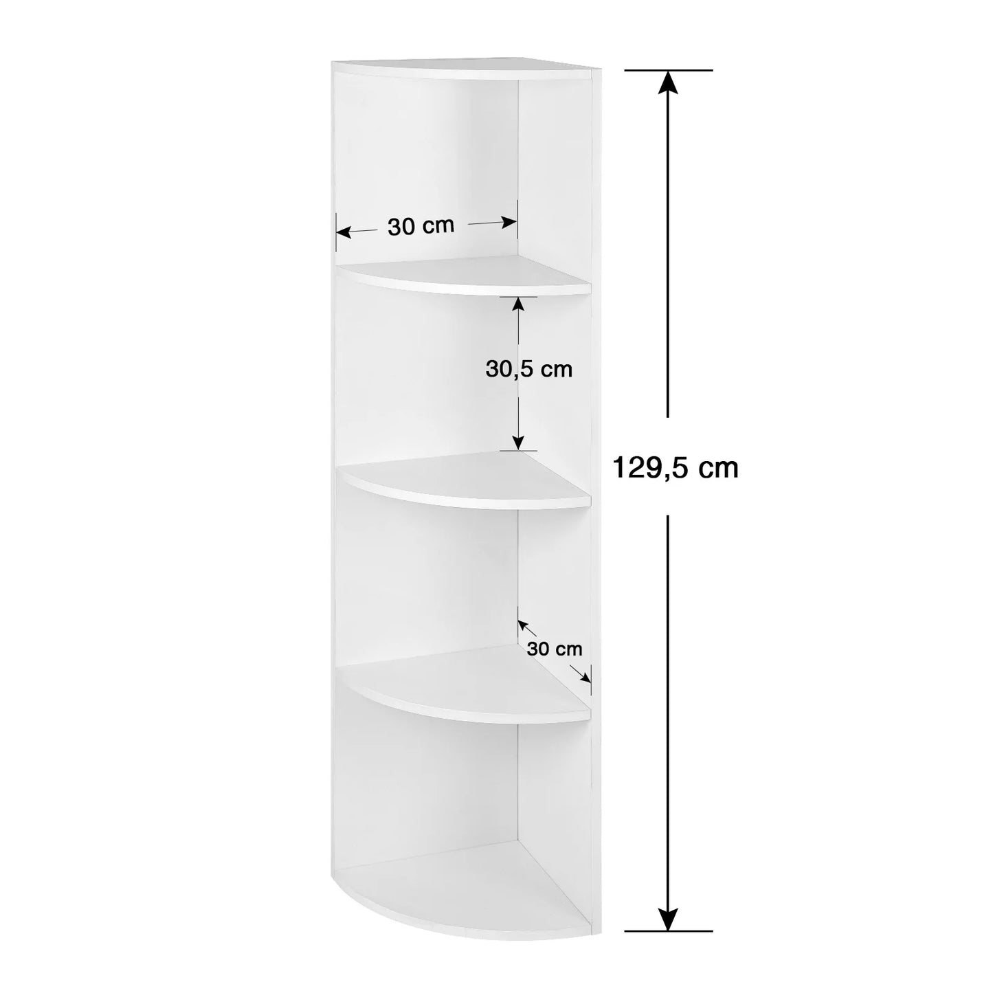 4 Tier Corner Shelf