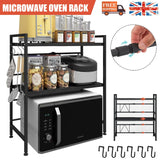Microwave Multi-Layer Storage Shelf
