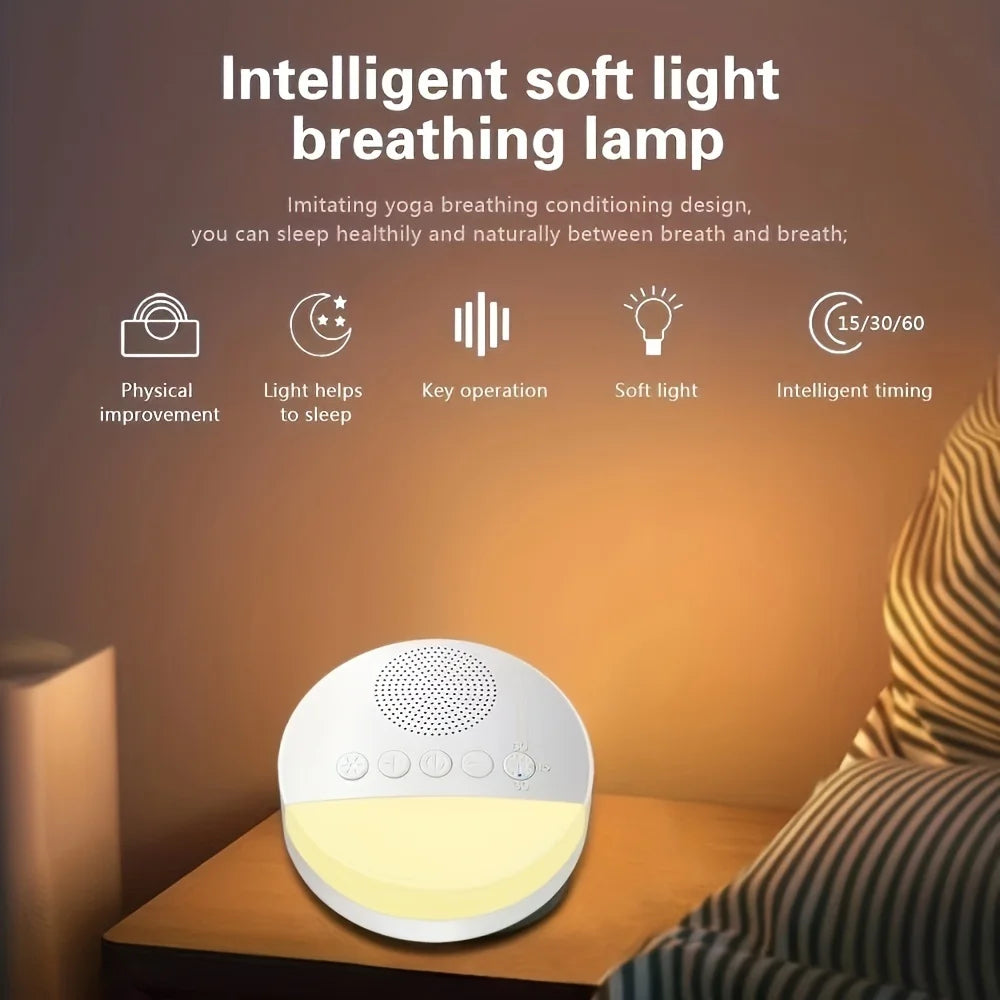 Rechargeable White Noise Machine with Night Light