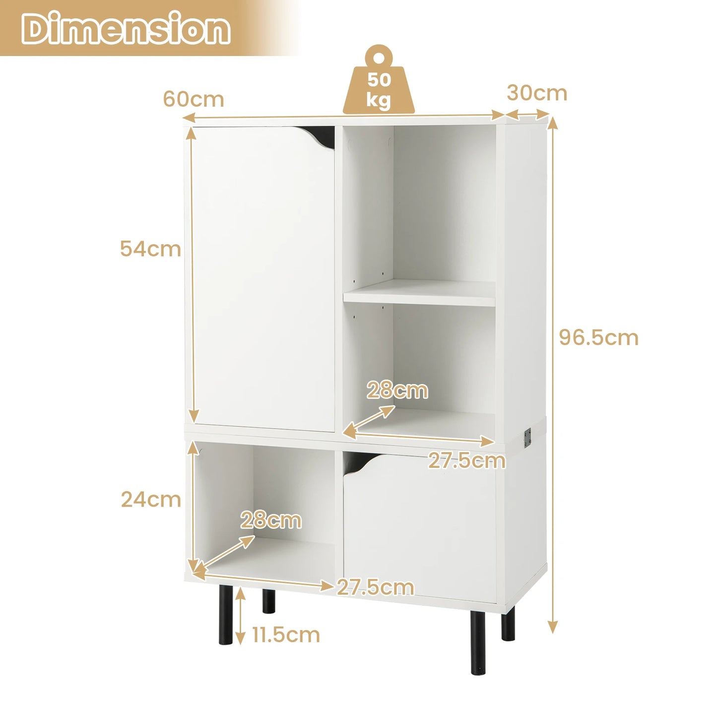 Modern Freestanding Cabinet