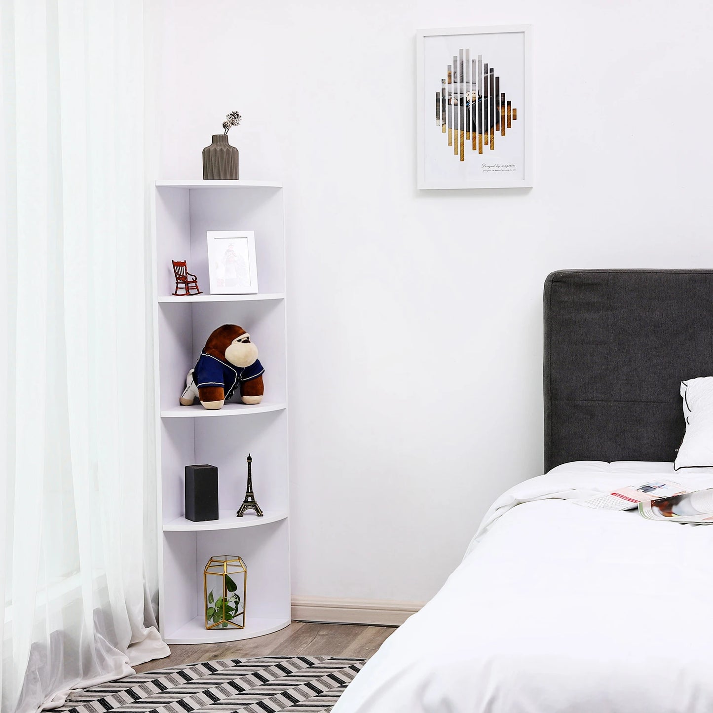 4 Tier Corner Shelf