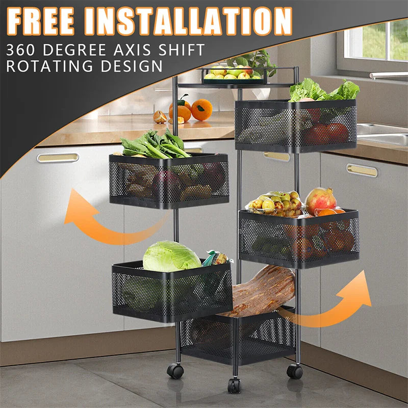 Kitchen Storage Trolley