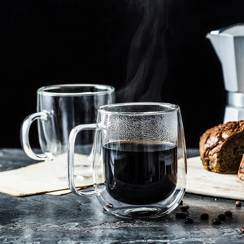 Double Wall Glass Mug