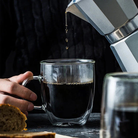 Double Wall Glass Mug