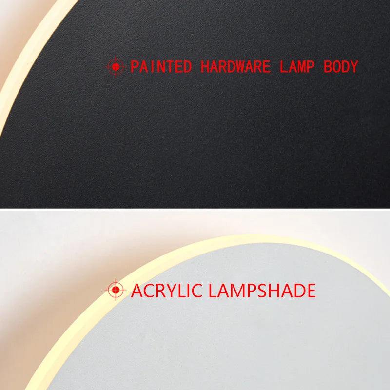 Round Sensor Wall Light
