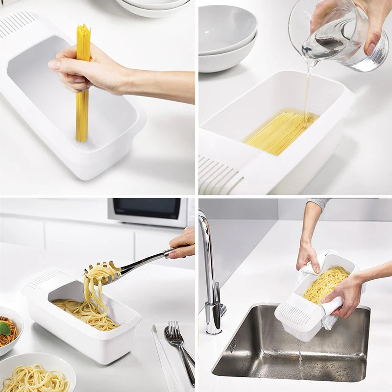 Microwave Pasta Cooker With Strainer