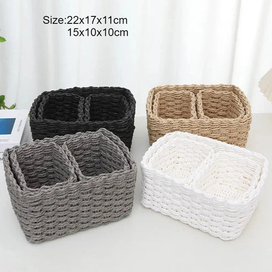 3pcs Woven Storage Basket