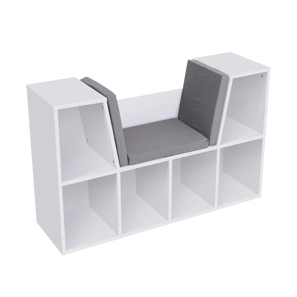 Kids Bookcase with Reading Seat