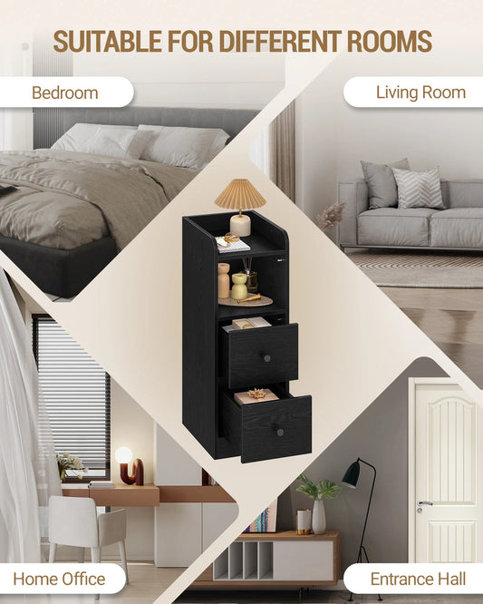 Slim Bedside Table