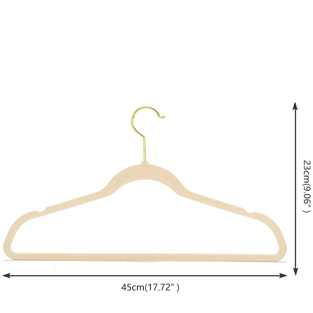 45CM Flocking Clothes Hangers