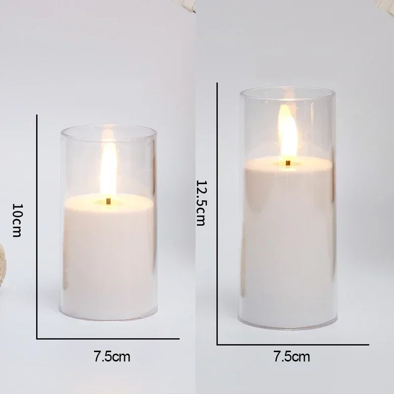 LED Flameless Candles with Remote Timer
