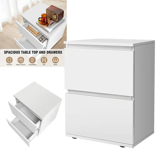 Nightstand with 2 Drawers
