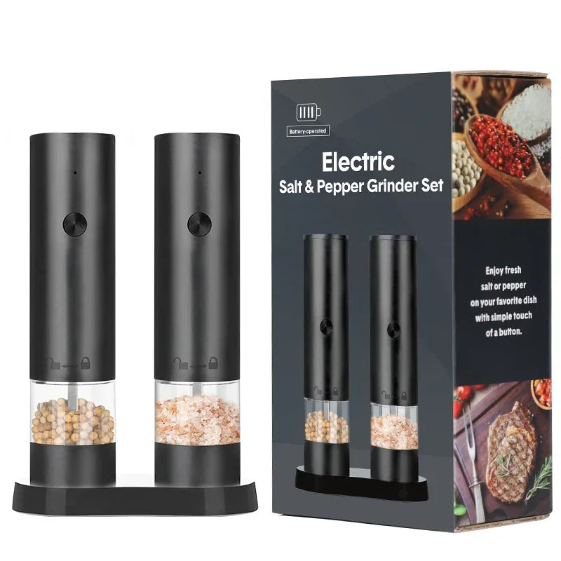 USB Rechargeable Electric Salt and Pepper Grinder