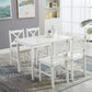 Classic Solid Wooden Dining Table and 4 Chairs Set