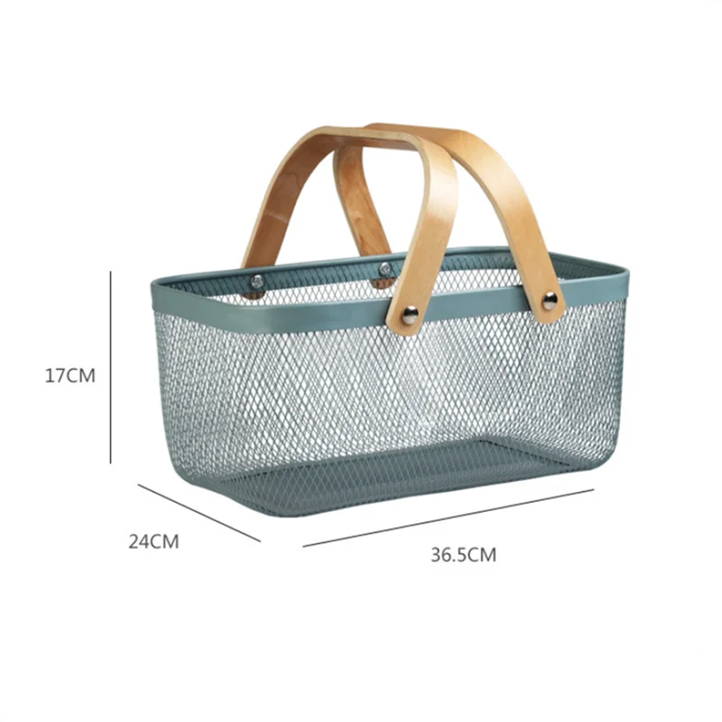 Rectangle Iron Storage Basket