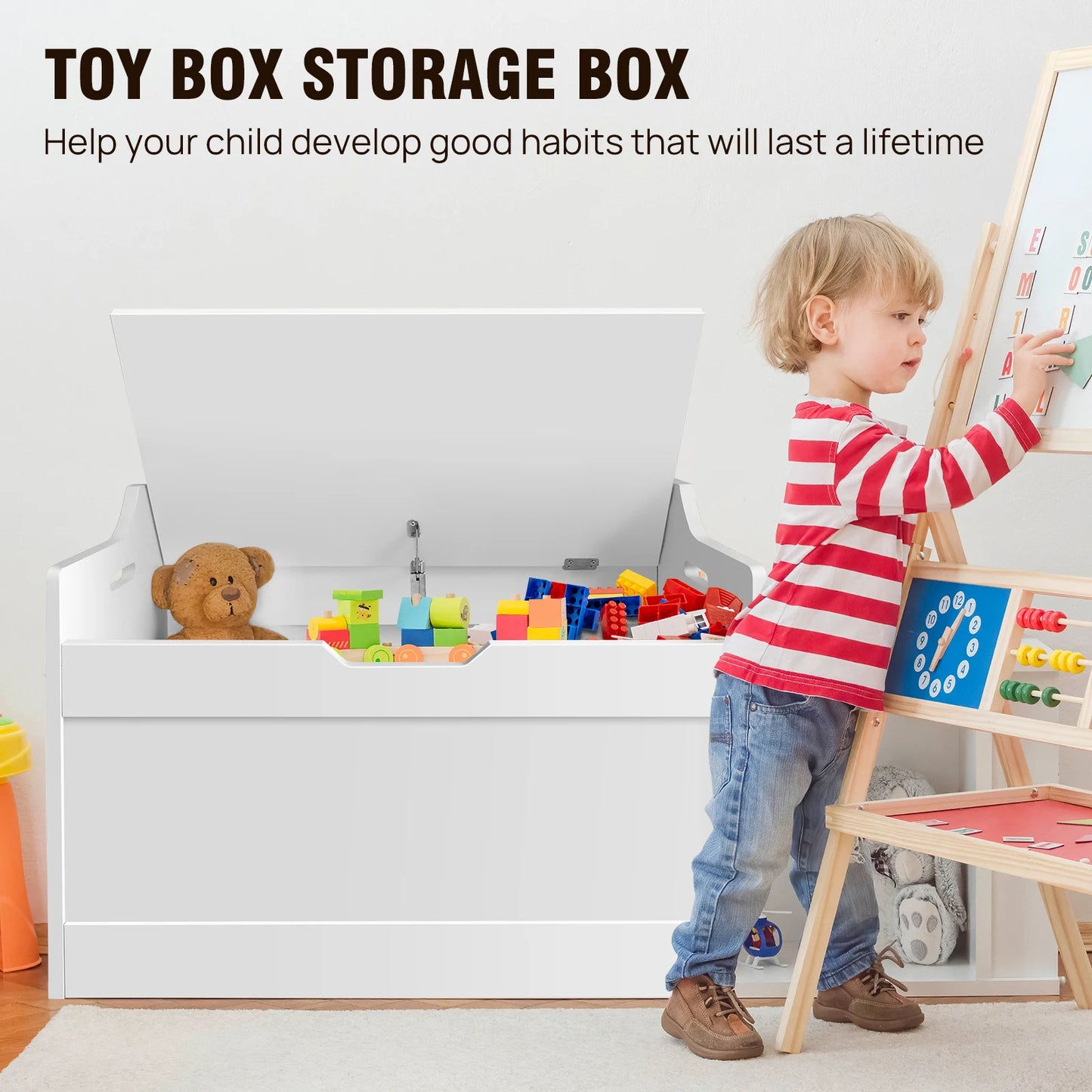 2-in-1 Toy and Blanket Box