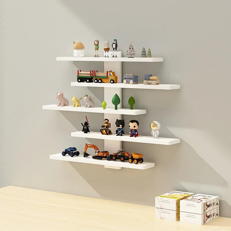 Lightweight Wall-Mounted 5-Tier Display Shelf