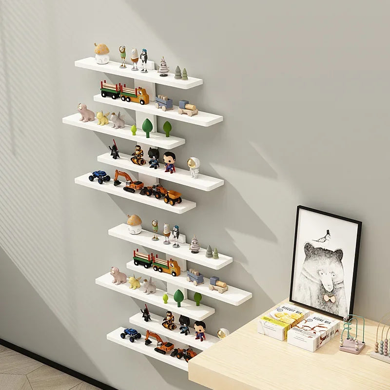 Lightweight Wall-Mounted 5-Tier Display Shelf