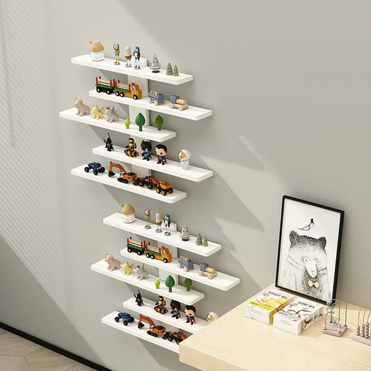 Lightweight Wall-Mounted 5-Tier Display Shelf