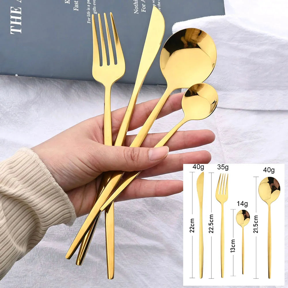 24Pcs Cutlery Set