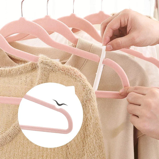 45CM Flocking Clothes Hangers