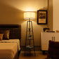 Floor Lamp with Shelves