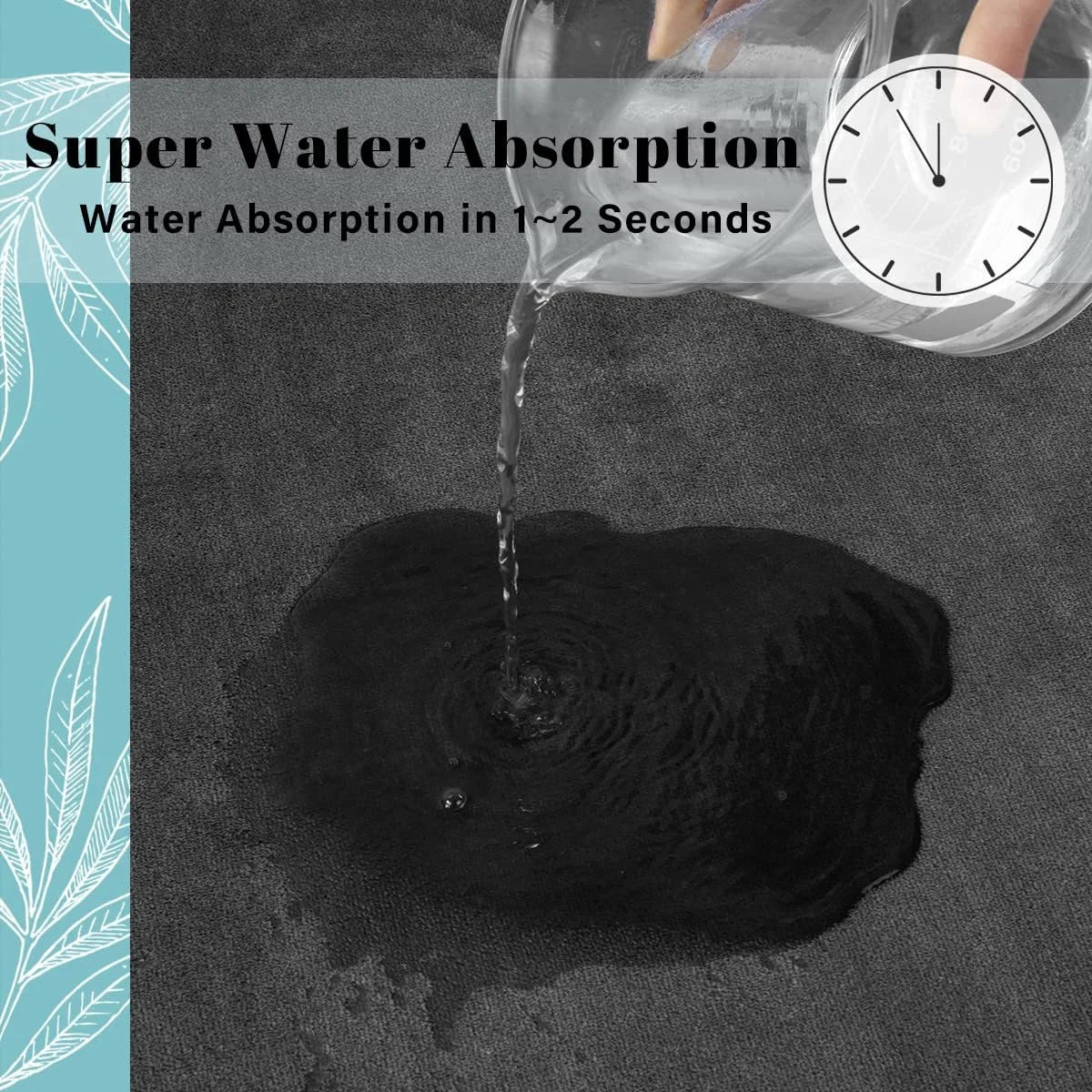 Absorbent Non Slip Floor Mat