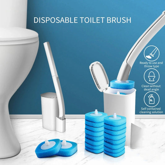 Disposable Toilet Brush Set