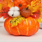 Autumn Pumpkin Sunflower Ornament