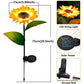 Outdoor Solar Sunflowers Garden Lights