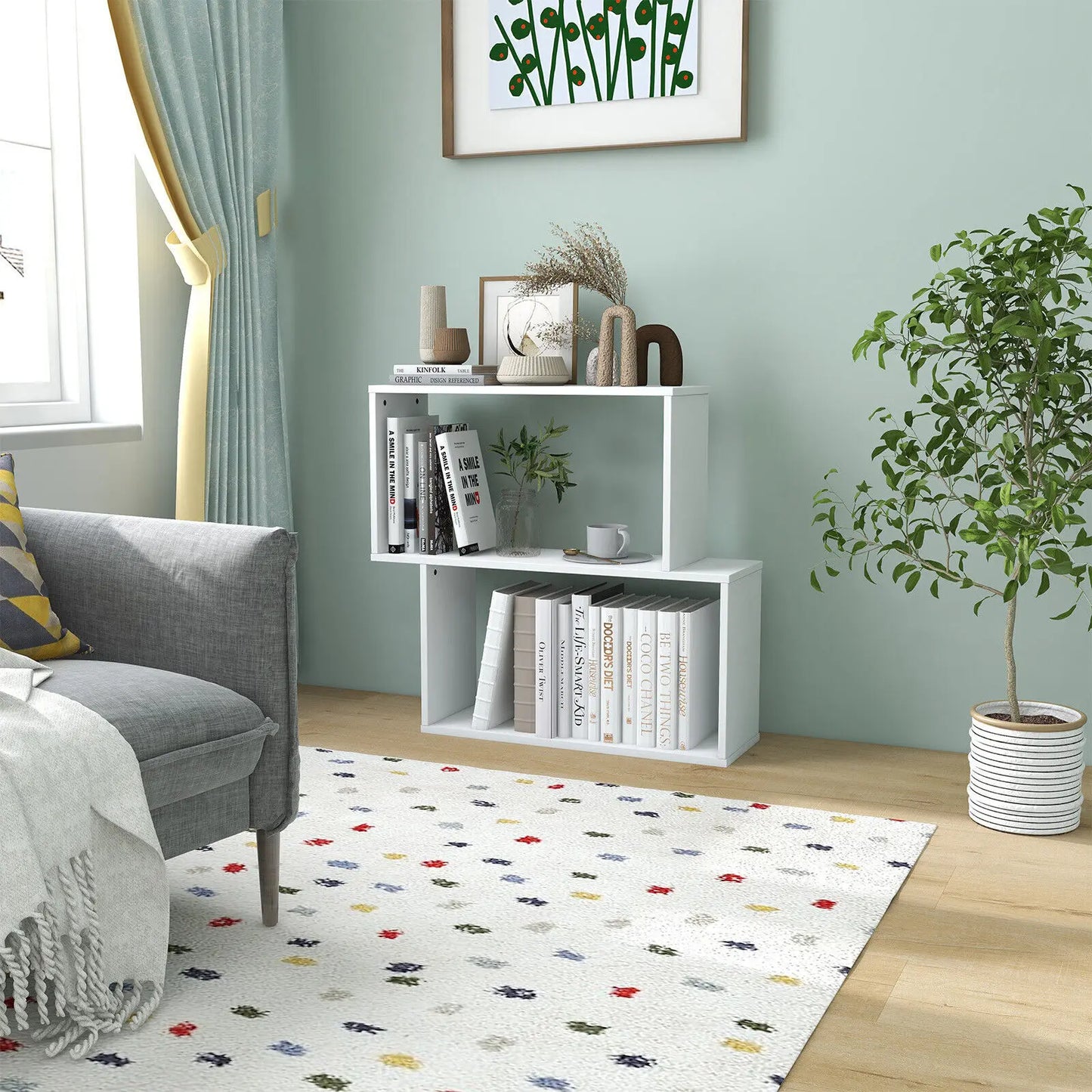 2-Tier Cube Storage Display