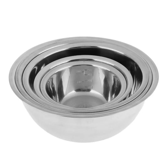 5 Pcs Stainless Steel Mixing Bowl Set