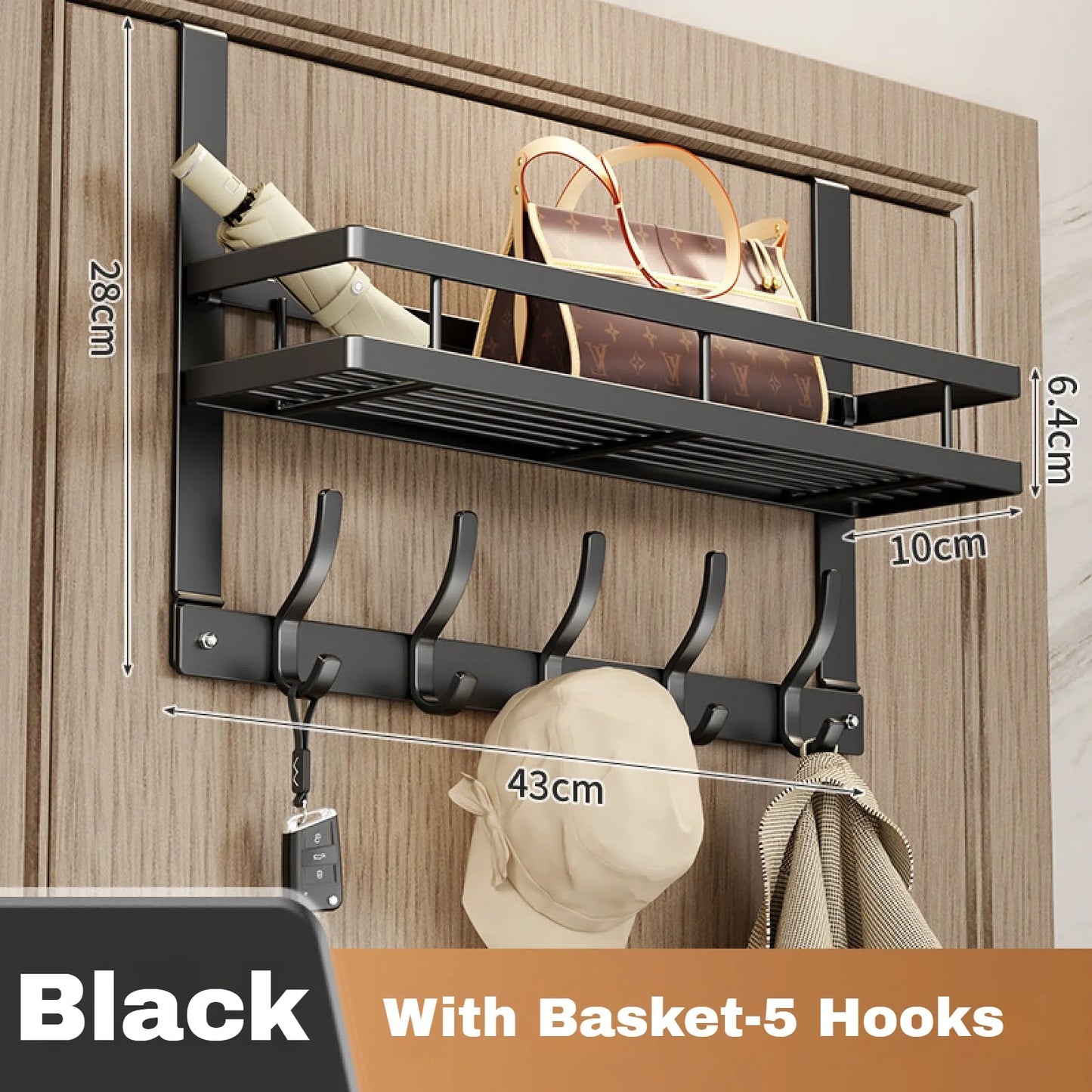 Over-The-Door Storage Rack