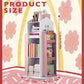 360-Degree Rotating Bookshelf Castle
