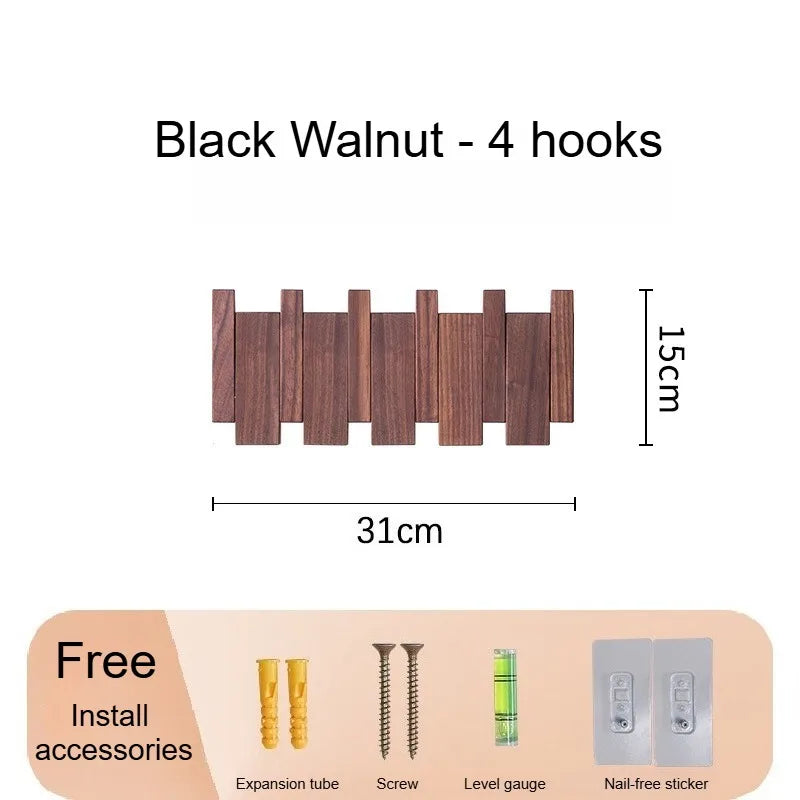 Wall Mounted Piano Key Coat Rack