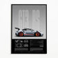 Black & White Famous Cars Posters