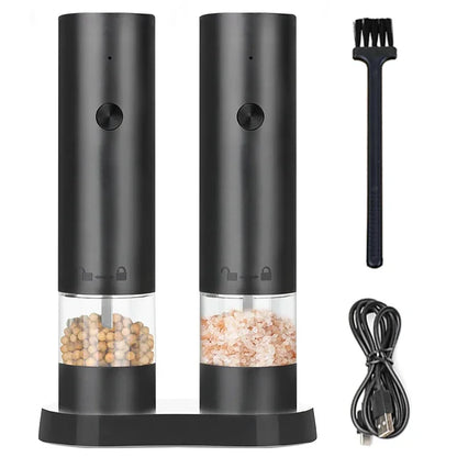 USB Rechargeable Electric Salt and Pepper Grinder