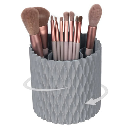 360 Rotating Cosmetics Makeup Brush Organiser