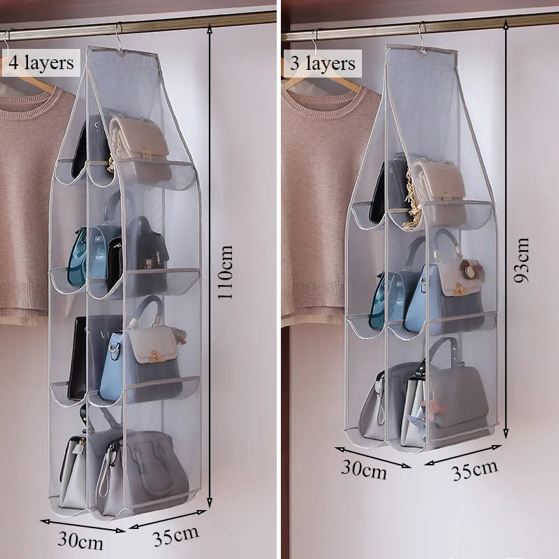 Handbag hanging organiser