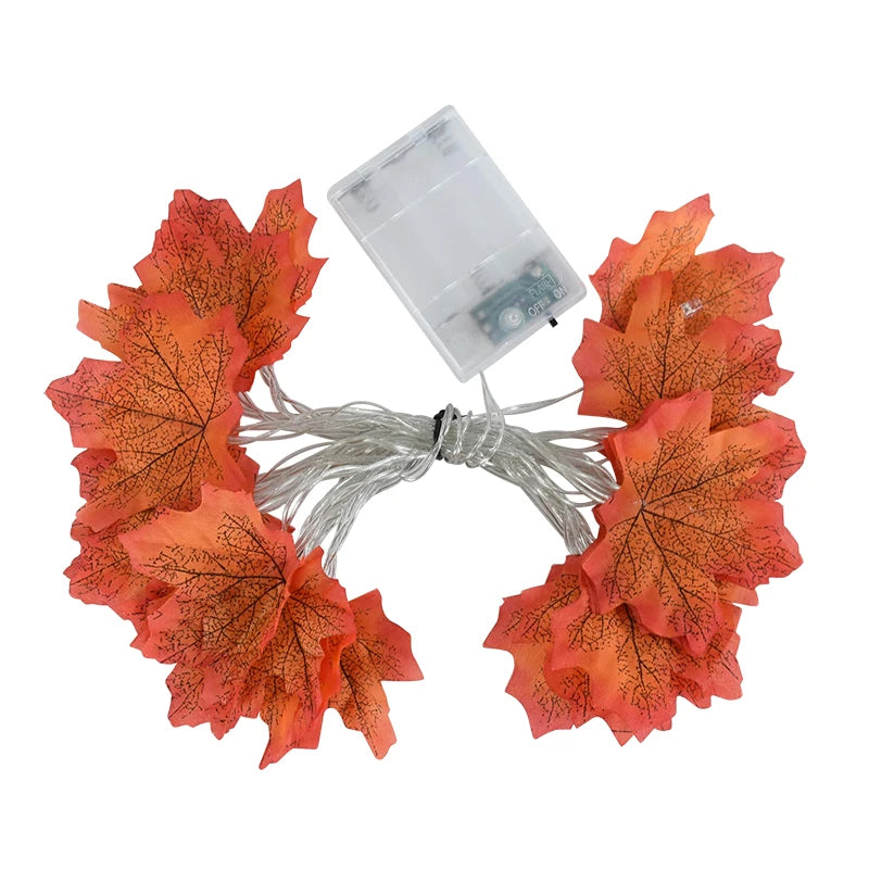 3M 20 LED Maple Leaf Garland